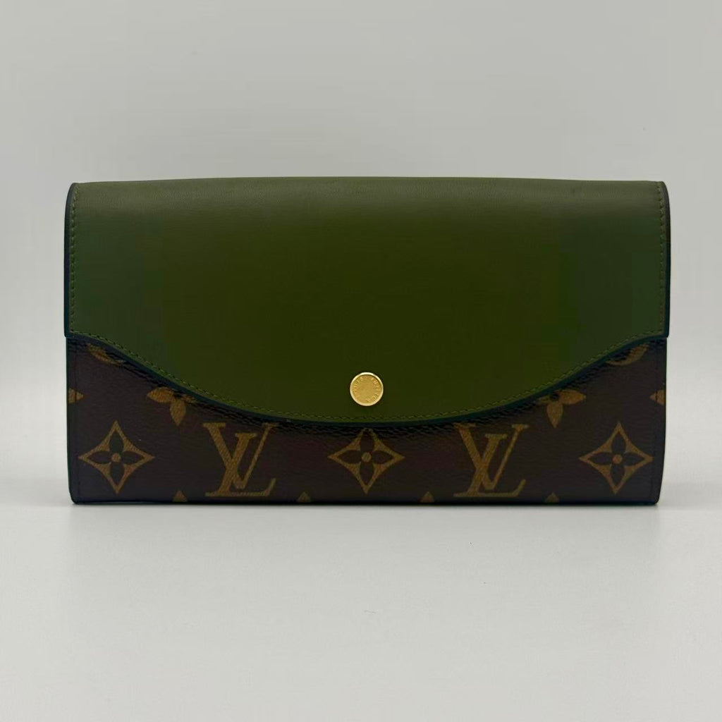 Sarah Tuileries Wallet Monogram Canvas and Leather