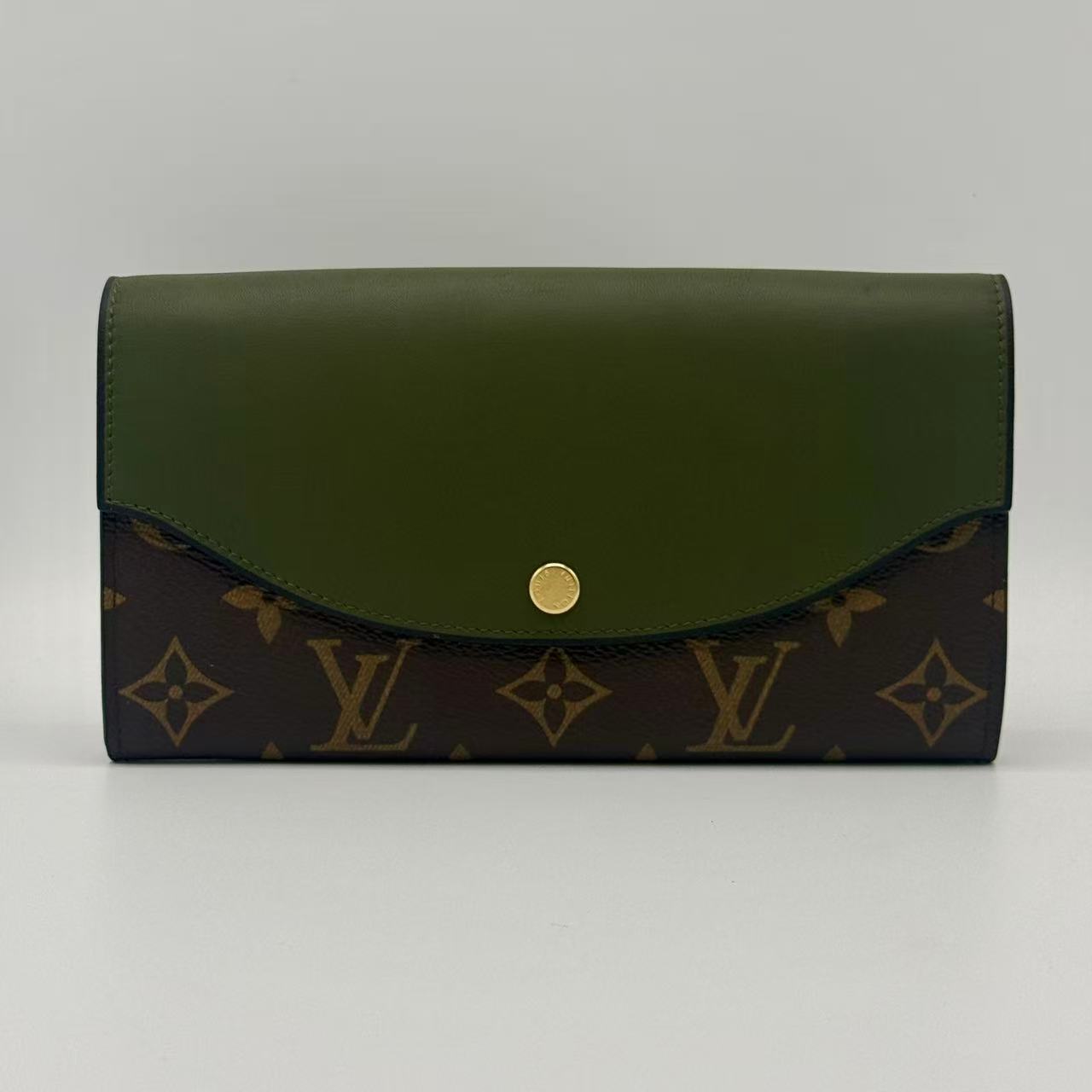 Sarah Tuileries Wallet Monogram Canvas and Leather
