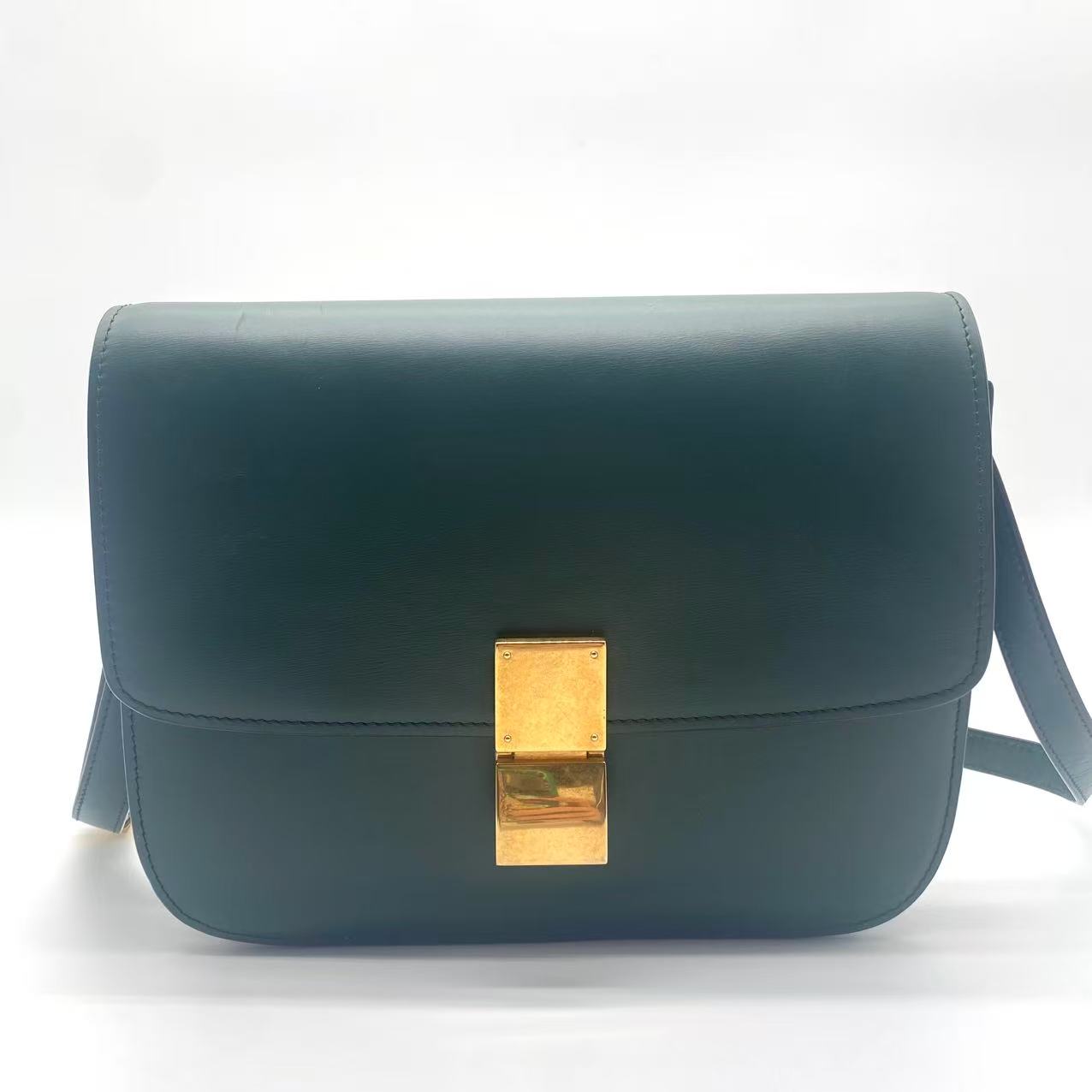 Box Calfskin Classic Box Medium Flap Bag Amazone