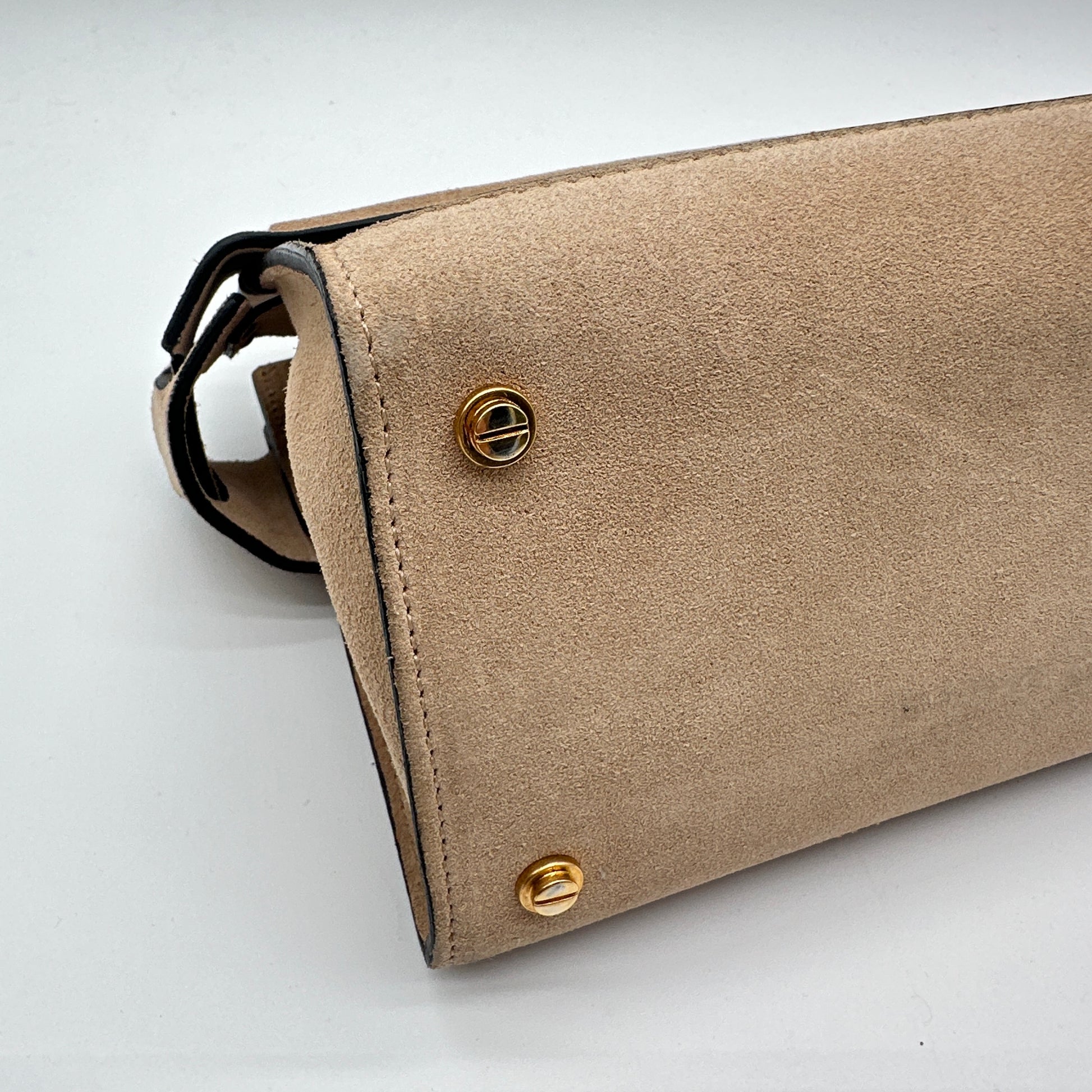 Small Horizon Handle Bag Beige