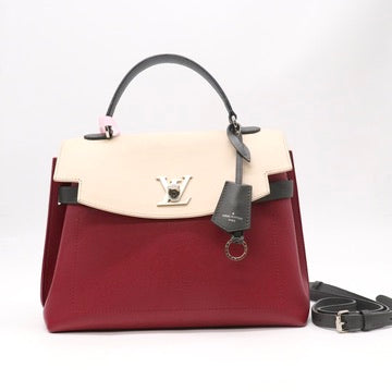 Louis Vuitton Lockme Ever Handbag Leather MM Twins LDJ5351