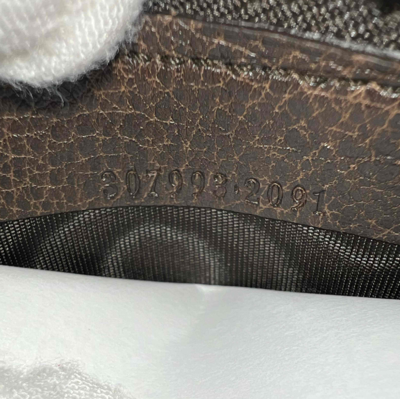 Gucci Mistral GG Signature Leather Zip-Around Wallet W23513