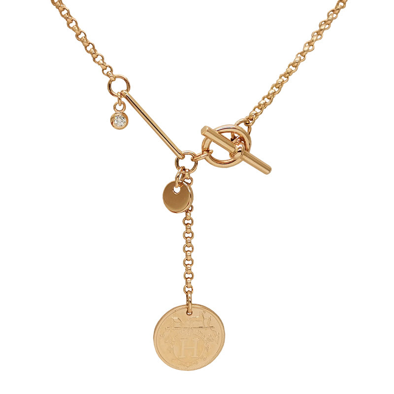 Hermes Ex-Libris pendant small model Twins LDZ1557