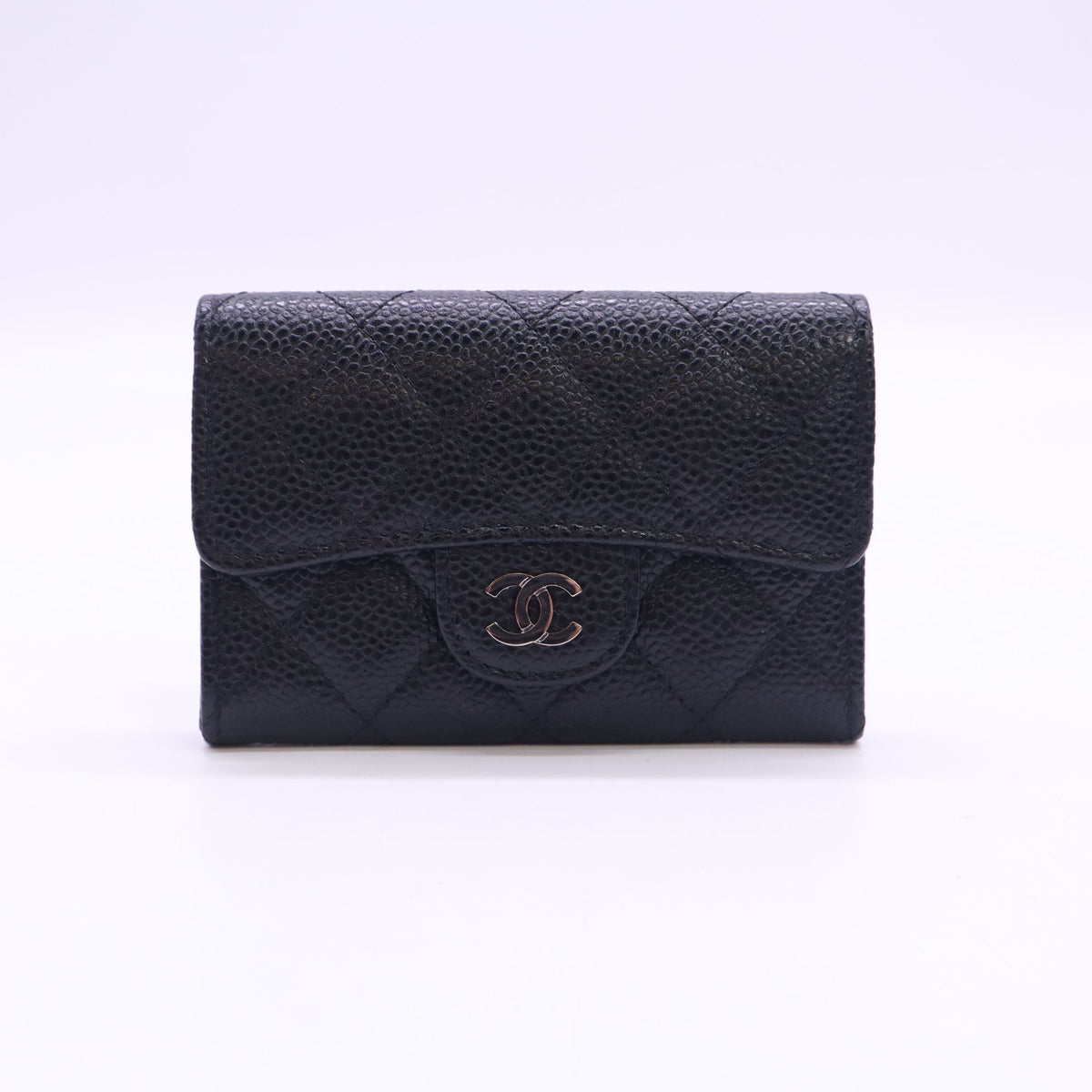 Chanel Classic Flap Card Holder silver twins LDZ1400