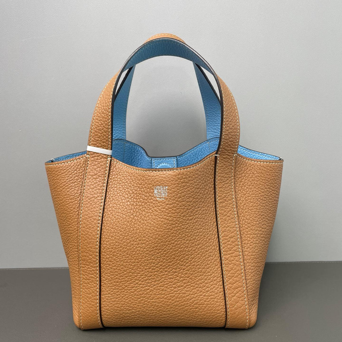 Moynat Taurillon Gex Duo Tote Bag BB Cannelle Petal Twins LDZ1187