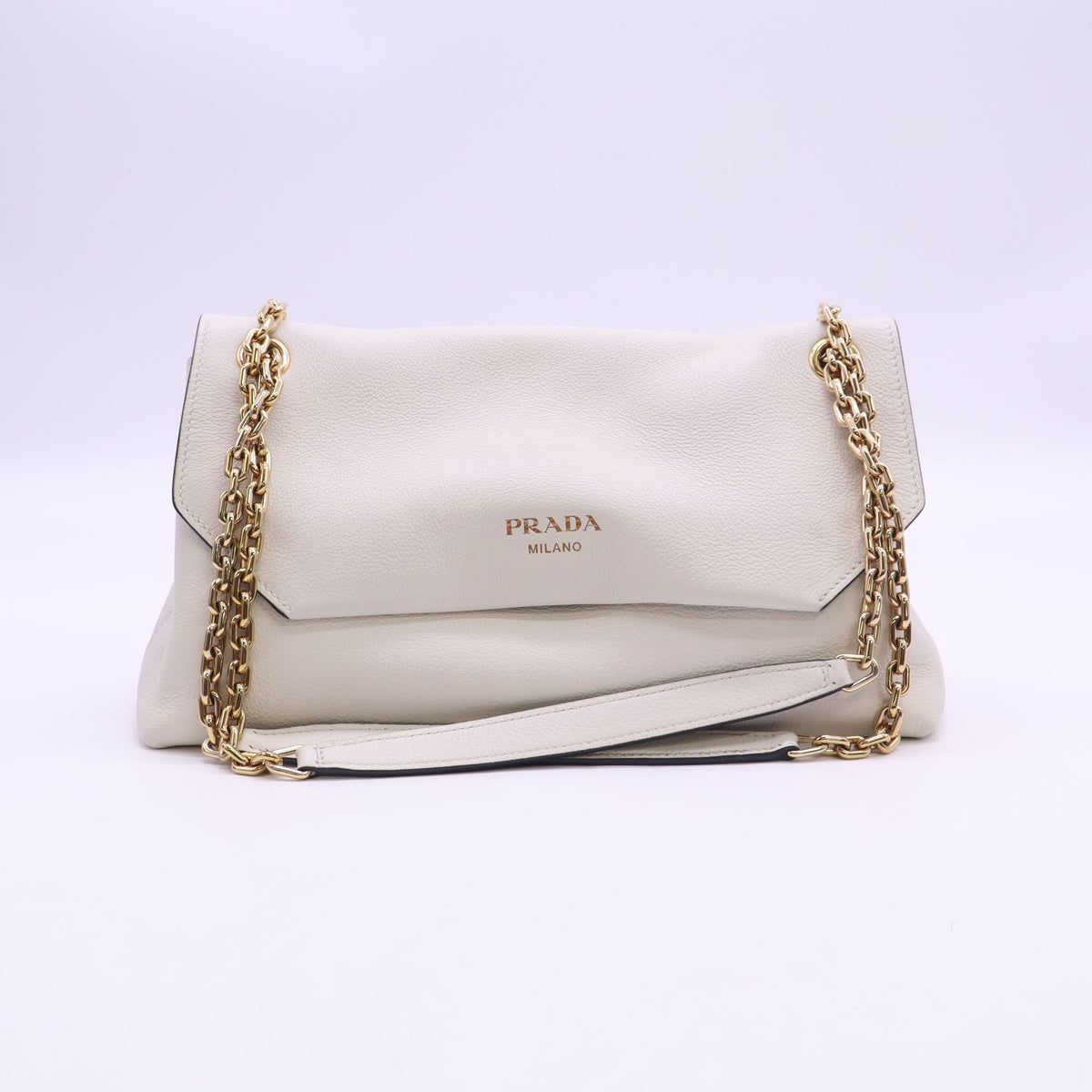 Prada Soft Grain Calfskin Doux Shoulder Bag twins LDZ1393