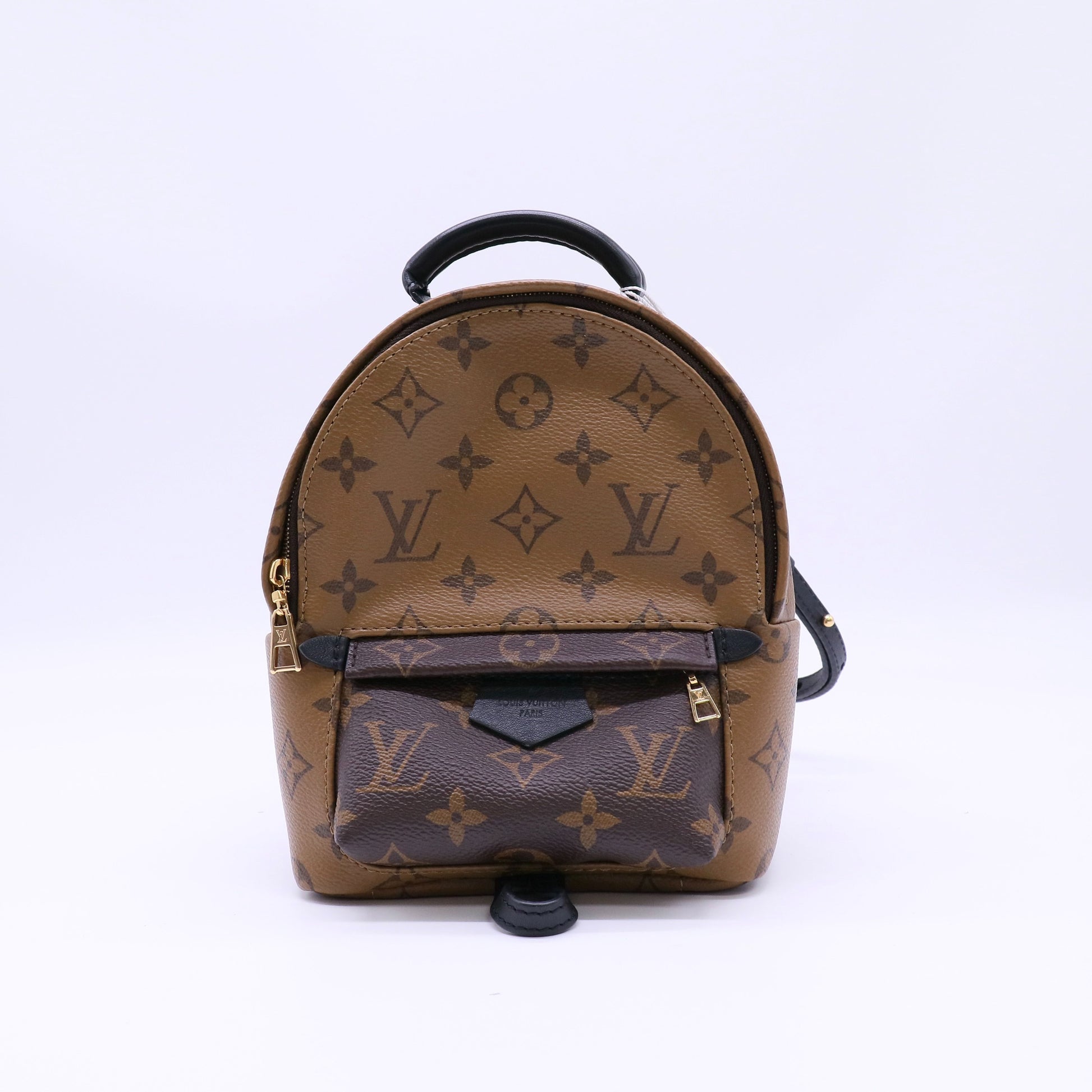 Louis Vuitton Monogram Reverse Canvas Mini Palm Springs Backpack Bag twins LDJ4515