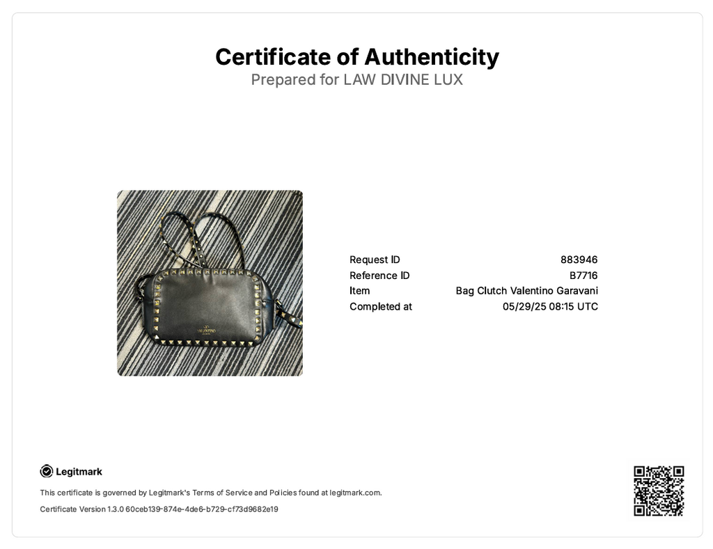 Calfskin Rockstud Camera Crossbody Bag Black