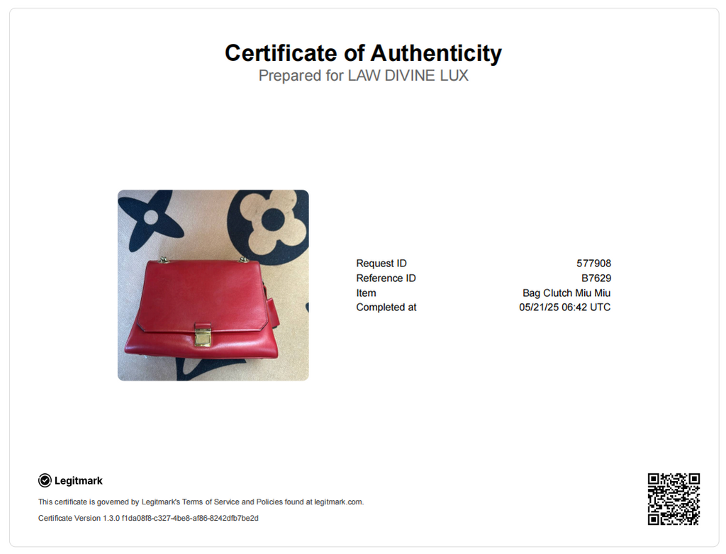 Chain Linked Leather Shoulder Bag Red