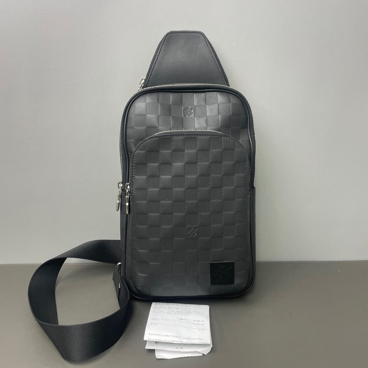 Louis Vuitton  Damier Infini Avenue Sling Bag Onyx Twins LDZ1121