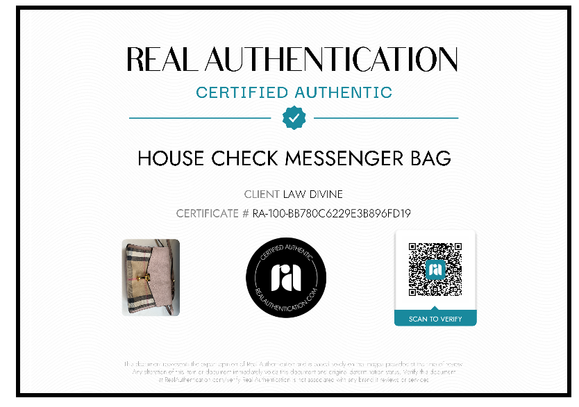 Derby Calfskin House Check Small Macken Crossbody Bag Pale Orchid
