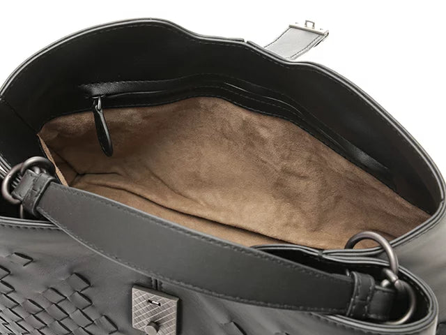 Napoli Tote Intrecciato Nappa with Tufted Detail Medium Twins