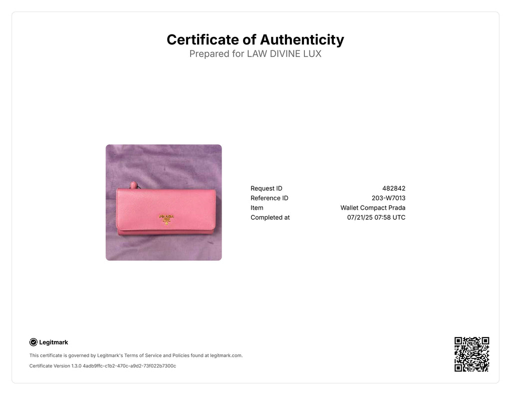 Saffiano Pink Wallet