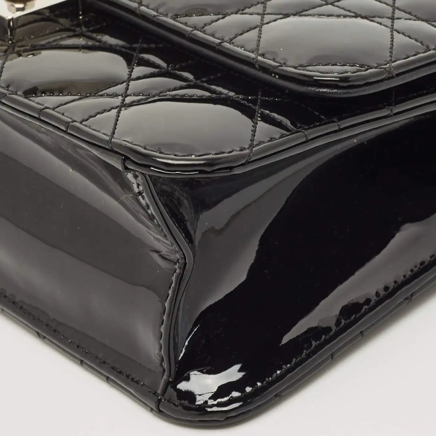 Patent Cannage Miss Dior Promenade Pouch