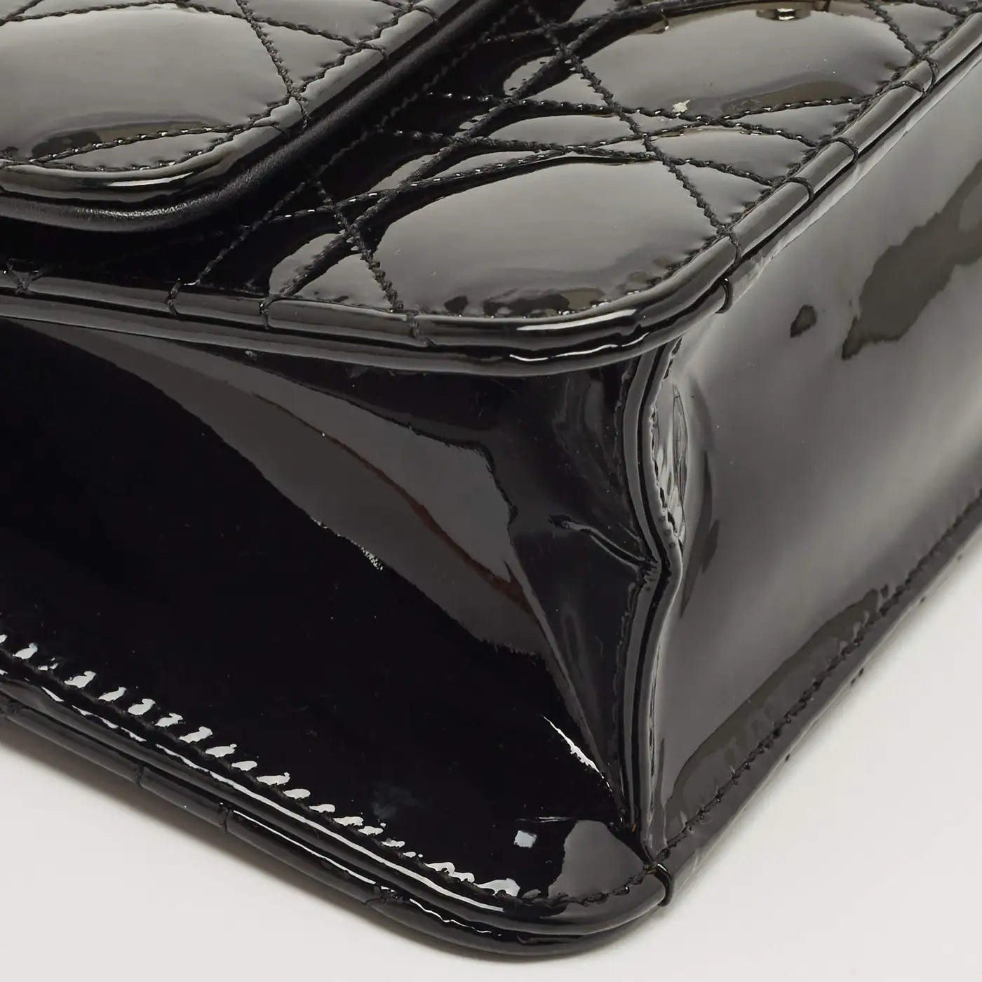 Patent Cannage Miss Dior Promenade Pouch
