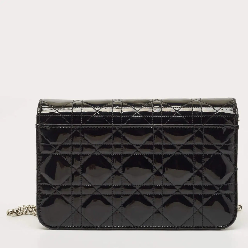 Patent Cannage Miss Dior Promenade Pouch