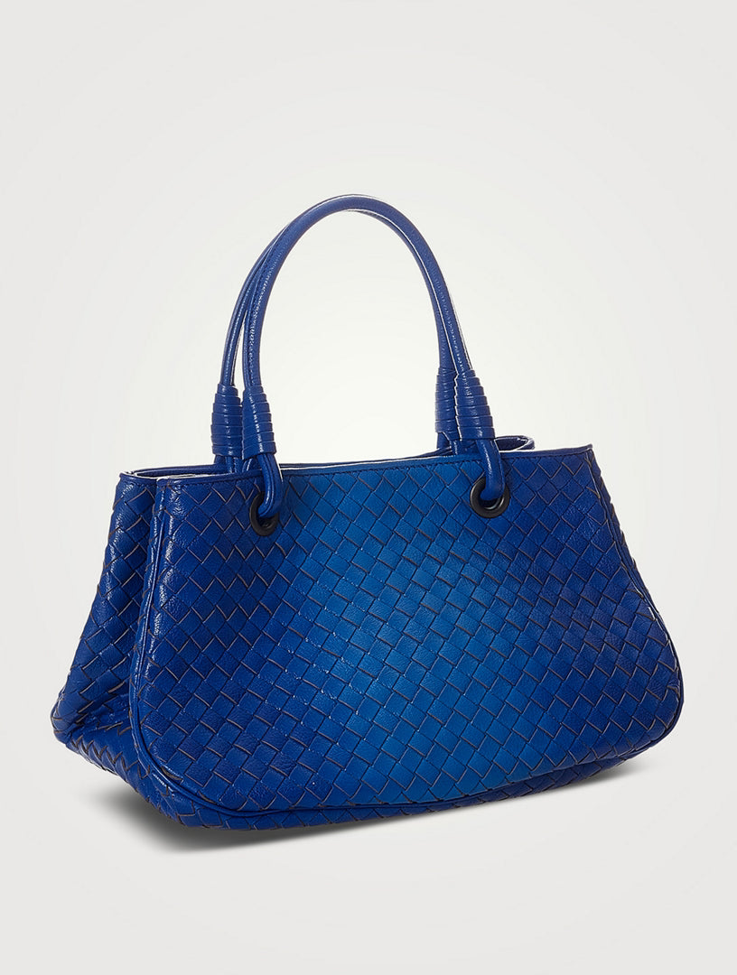 Intrecciato Leather Bag twins