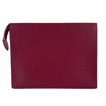 Louis Vuitton Epi Leather Clutch Pouch Fuchsia Pink Twins