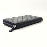 Guccissima Signature Dorian Zip Around Wallet Black