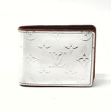 Slender Wallet Monogram Mirror Coated Canvas