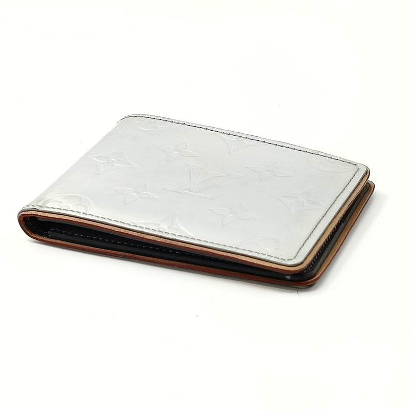 Slender Wallet Monogram Mirror Coated Canvas