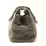 Lambskin Quilted Large Chanel 7 Tote Taupe