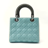 Tricolor Lady Dior Bag Cannage Quilt Lambskin Medium