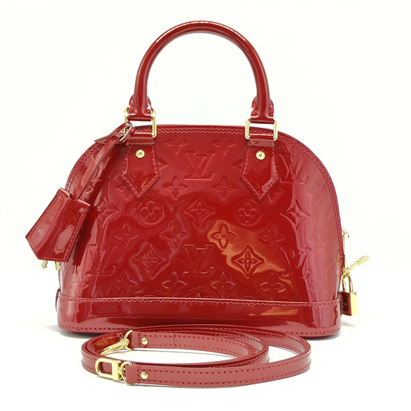 Alma Handbag Monogram Vernis BB