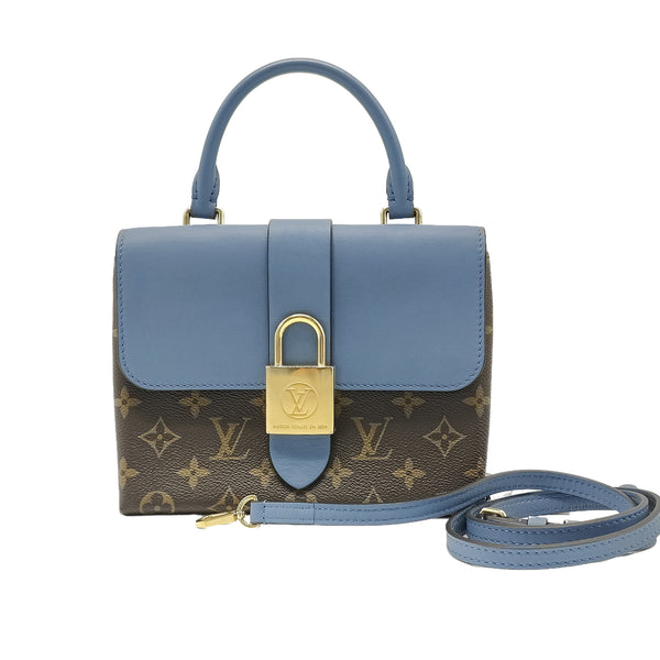 Locky Handbag Monogram Canvas with Leather BB