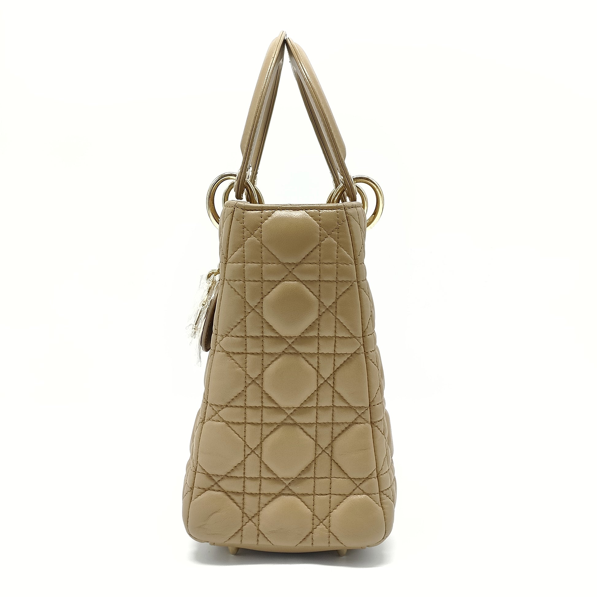 Lady Dior Bag Cannage Quilt Lambskin Medium