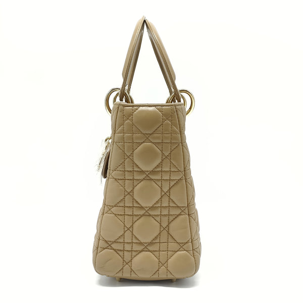 Lady Dior Bag Cannage Quilt Lambskin Medium