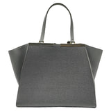 Grey Leather Large 3Jours Tote