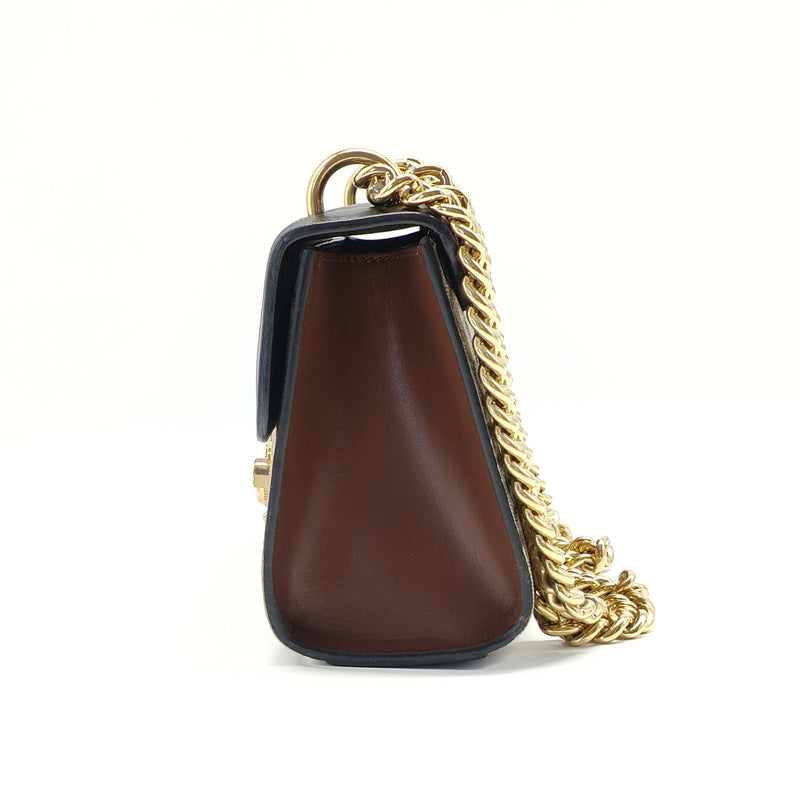 Leather Small Padlock Shoulder Bag