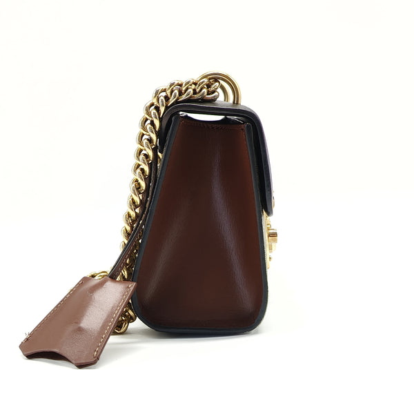 Leather Small Padlock Shoulder Bag