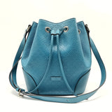 Bright Bucket Bag Diamante Leather Large