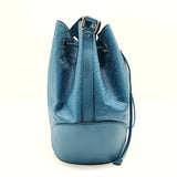 Bright Bucket Bag Diamante Leather Large