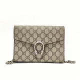 Gucci Mini GG Supreme Dionysus Wallet On Chain - Neu