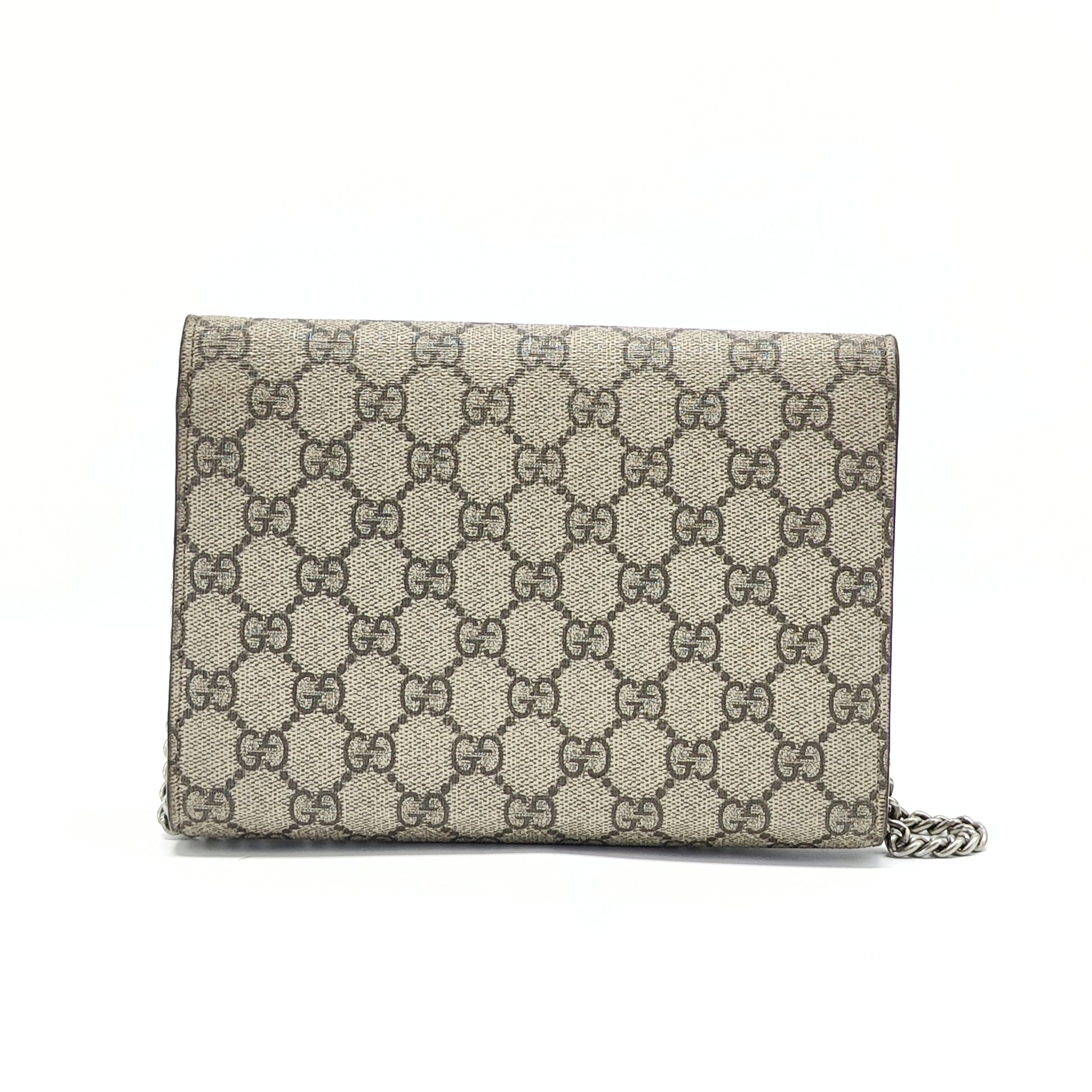 Gucci Mini GG Supreme Dionysus Wallet On Chain - Neu