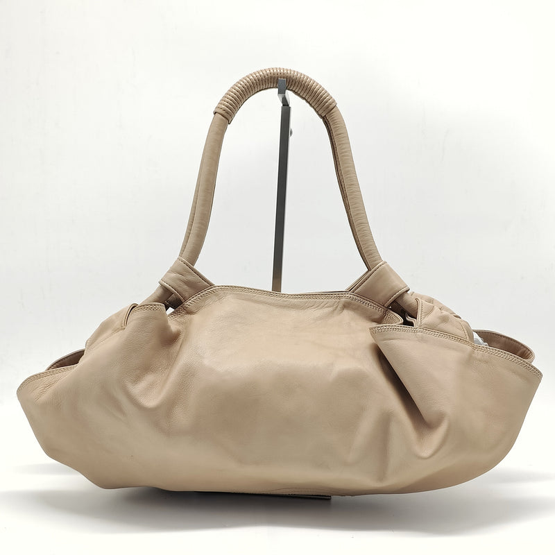 Front Pocket Nappa Aire Hobo Leather