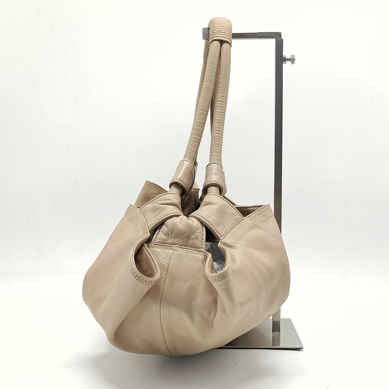 Front Pocket Nappa Aire Hobo Leather