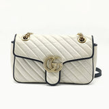 GG Marmont Flap Bag Matelasse Leather Small