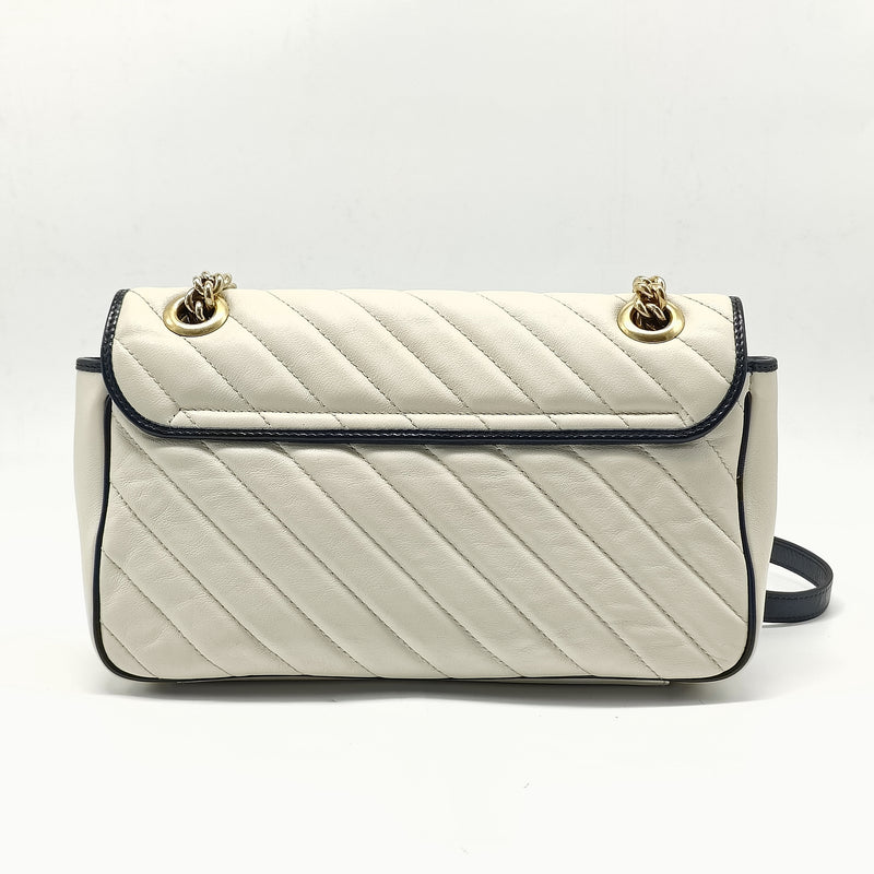 GG Marmont Flap Bag Matelasse Leather Small