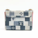 Twist Handbag Patchwork Denim MM