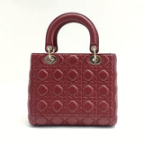 Lady Dior Bag Cannage Quilt Lambskin Medium