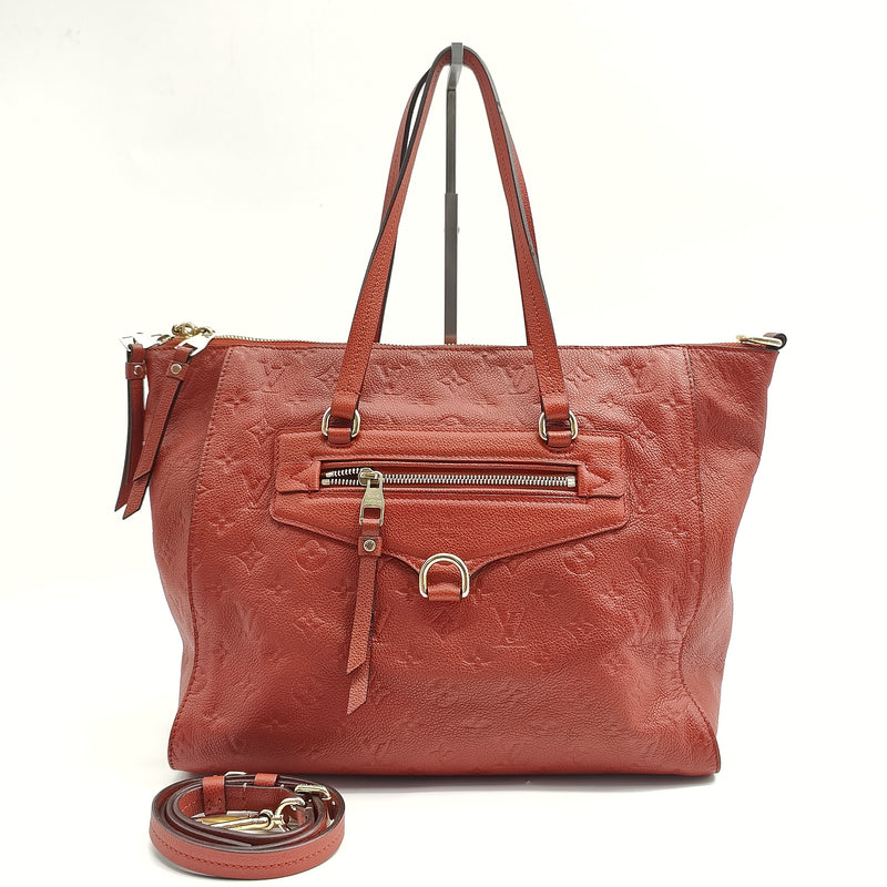 Lumineuse Handbag Monogram Empreinte Leather PM