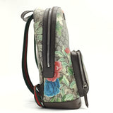 Zip Pocket Backpack Tian Print GG Coated Canvas