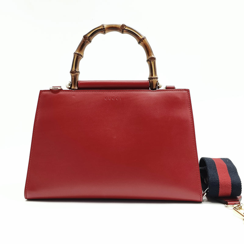 Nymphaea Top Handle Bag Leather Medium