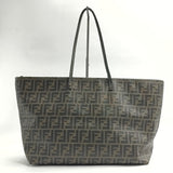 Roll Tote Printed Zucca Coated Canvas Medium