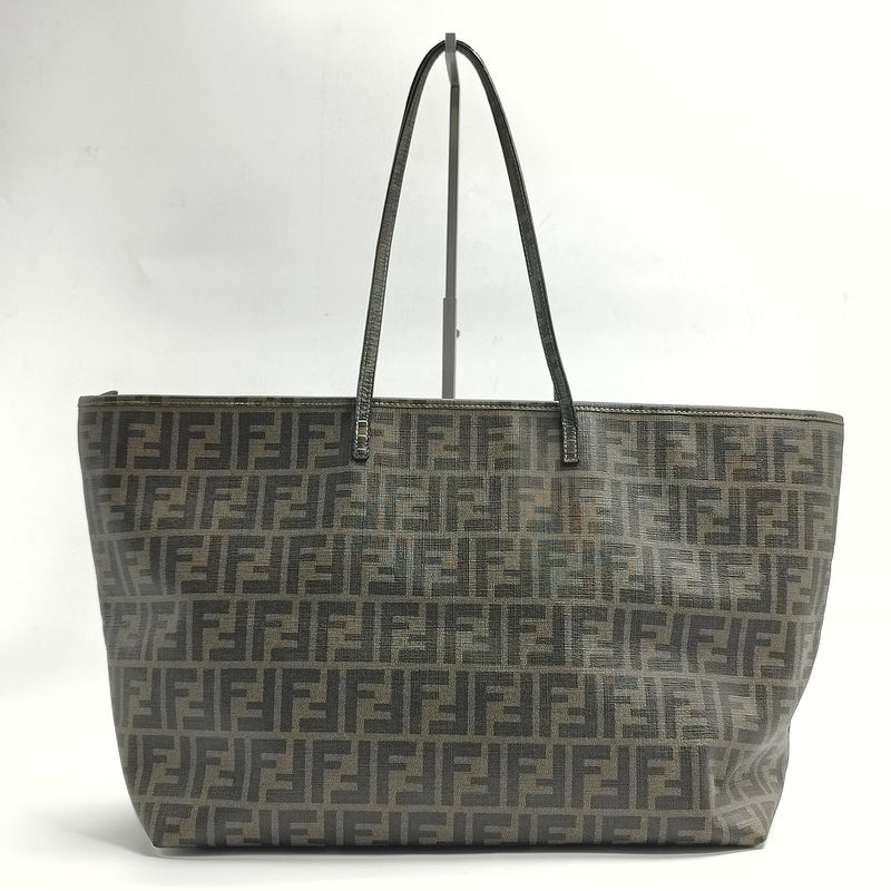 Roll Tote Printed Zucca Coated Canvas Medium