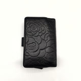 CC French Wallet Camellia Lambskin Small